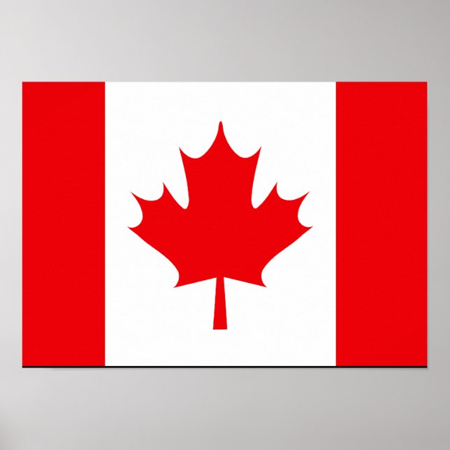 Poster T-shirts et cadeaux du drapeau canadien (Devant)
