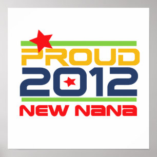 Poster T-shirts et cadeaux Fiers Nana 2012
