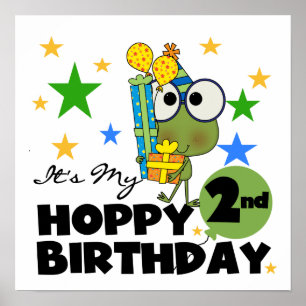 Poster T-shirts et cadeaux pour le 2e anniversaire de la 