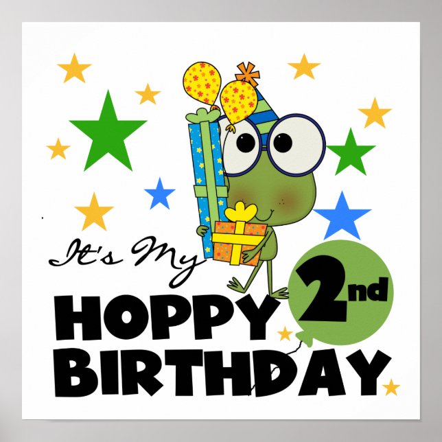 Poster T-shirts et cadeaux pour le 2e anniversaire de la  (Devant)