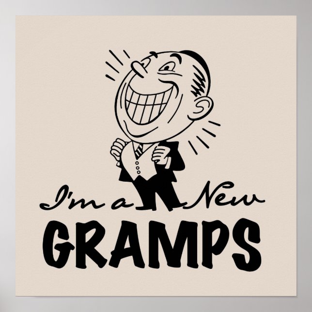 Poster T-shirts et cadeaux souriants de nouveaux groupes (Devant)
