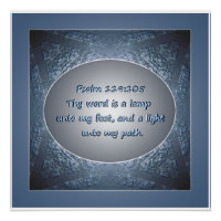 Ta Parole est une Écriture Lampe Encouragement