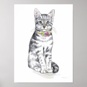 Poster Tabby Cat 2