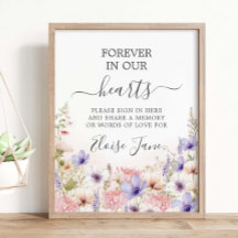 Table de mémoire funéraire commémorative du fleur