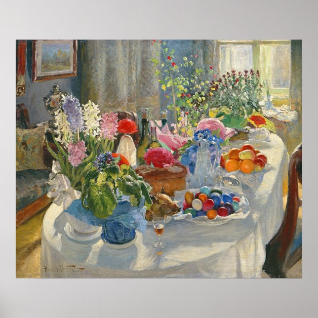 Poster Table de Pâques (Devant)