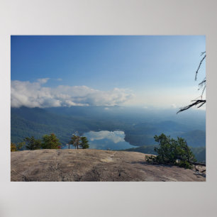 Poster Table Rock Mountain Vista Lake