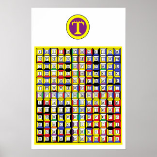 Poster Tablette d'air Enochian