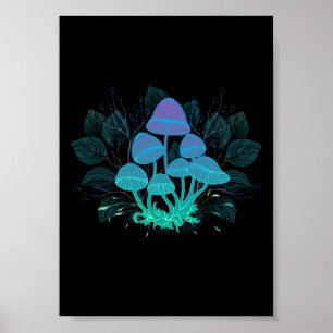 Poster Tabourets dans Bushes