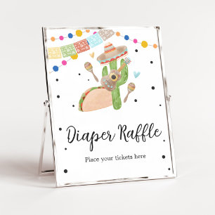 Poster Taco Bout A Baby Cactus Diaper Raffle