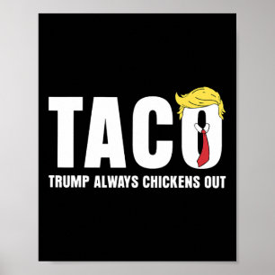 Poster Taco Trump Toujours Se Défile Drôle Sarcasique Lai