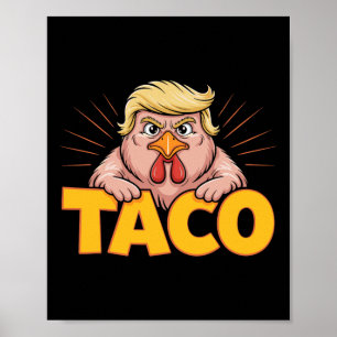 Poster Taco Trump Toujours Se Défile Humour Politique Gou