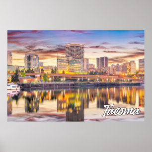 Poster Tacoma, Washington, États-Unis
