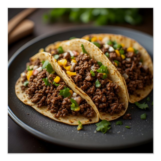 Poster Tacos (Devant)