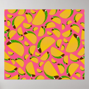 Poster Tacos roses