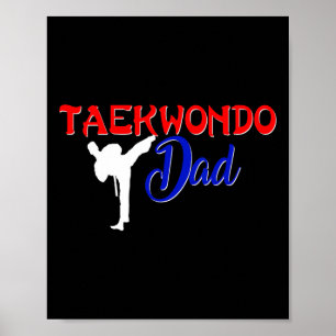 Poster Taekwondo Dad Shirt Tae Kwon Do Martial Arts Faune