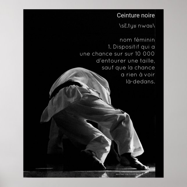 Poster TAEKWONDO DES ÉPREUVES für (Vorne)