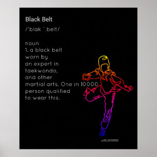 Poster TAEKWONDO DWICHAGI back kick 02