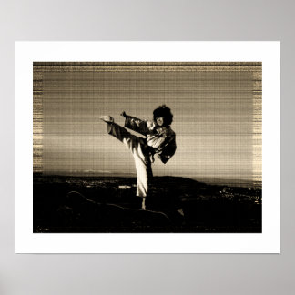 Poster taekwondo 'Vieille photo'