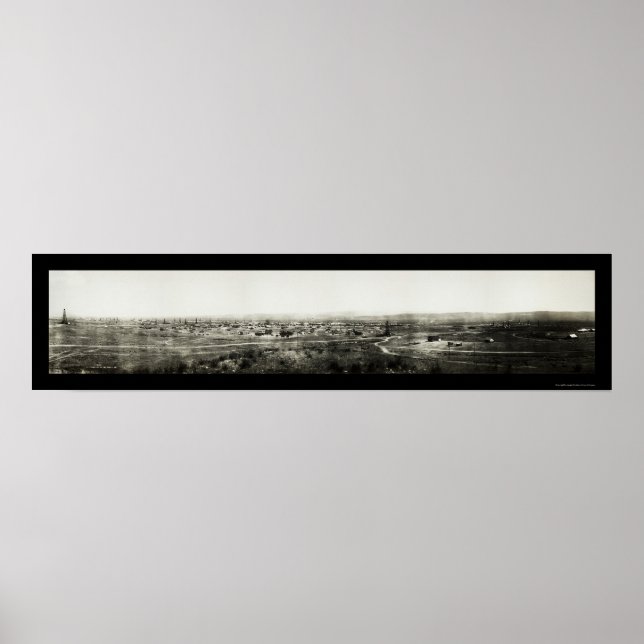 Poster Taft (Californie) Kern County Photo 1911 (Devant)