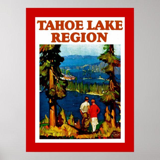 Poster Tahoe Lake (Devant)