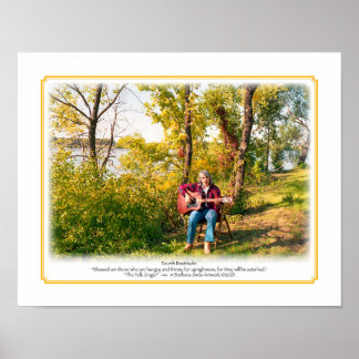 Poster Taille de la quatrième béatitude 11x14