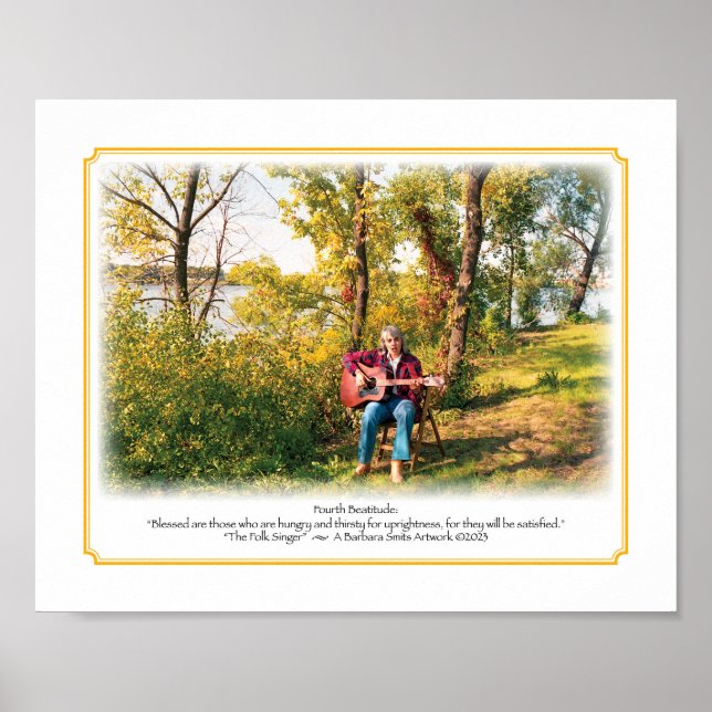 Poster Taille de la quatrième béatitude 8x10 (Devant)