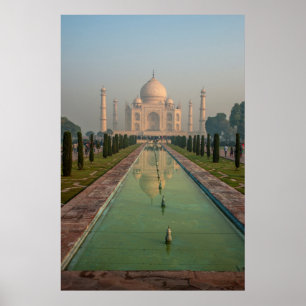 Poster Taj Mahal, Agra, Uttar Pradesh, Inde