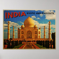 Taj Mahal Inde Vintage