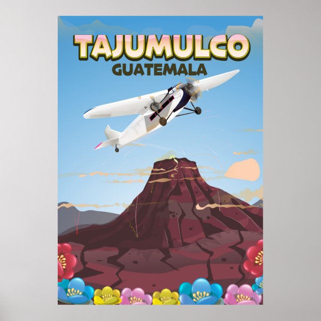 Poster Tajumulco Guatemala (Devant)
