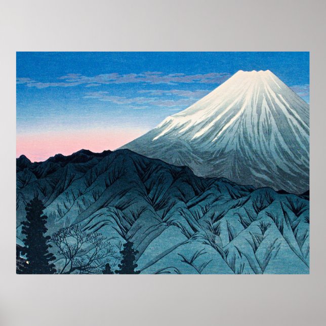 Poster Takahashi - Mont Fuji de Hakone, (Devant)