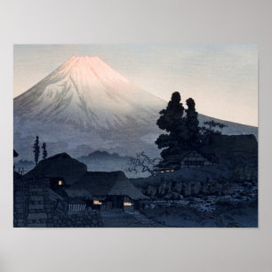 Poster Takahashi - Mont Fuji de Mizukubo