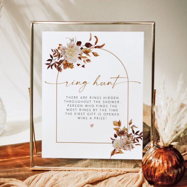 Poster TALIA Boho Anneau en terre cuite Arch Chasse Maria (Créateur téléchargé)