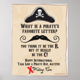 Poster Talk Like a Pirate Day