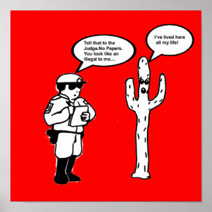 POSTER TALKING CACTUS