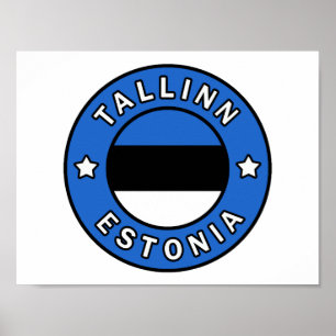 Poster Tallinn Estonie
