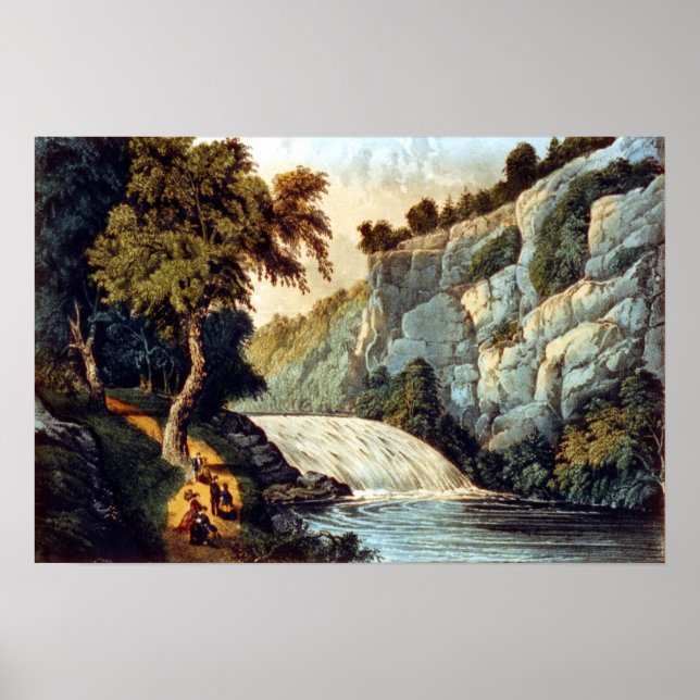 Poster Tallulah Falls—Géorgie - 1907 (Devant)