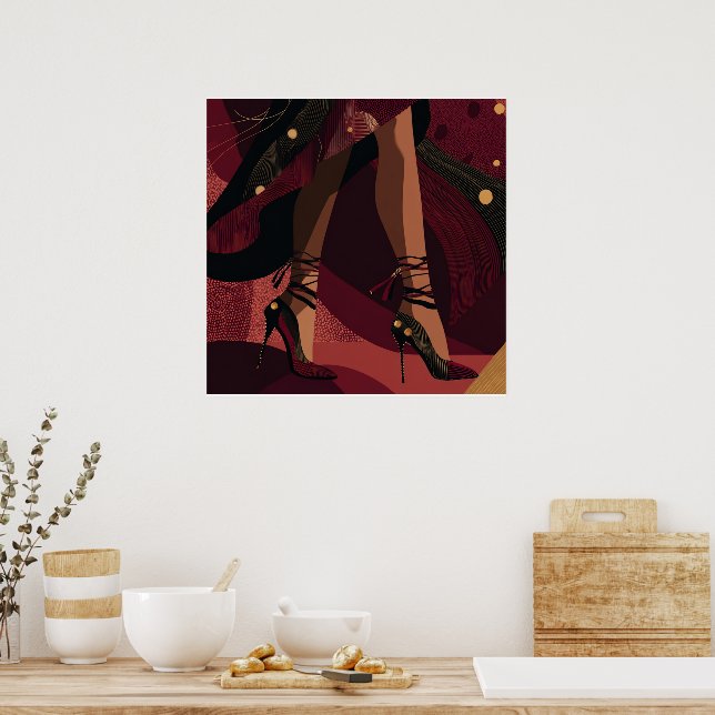 POSTER TALONS DE DESIGNER #1 (Cuisine)