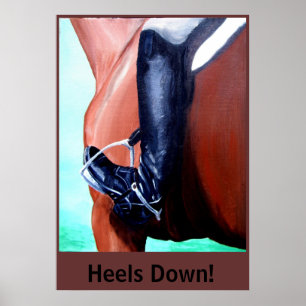 Poster Talons vers le bas !