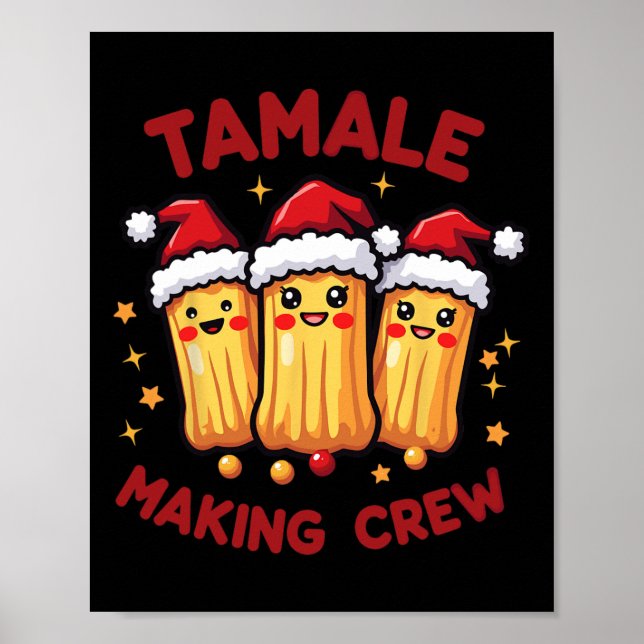 Poster Tamale Making Crew Tamale Saison Drôle Mexicaine X (Devant)