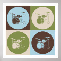 Tambours Pop Art