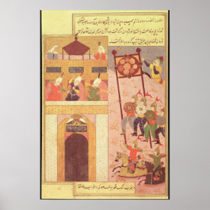 Poster Tamerlane assiégeant Urganj