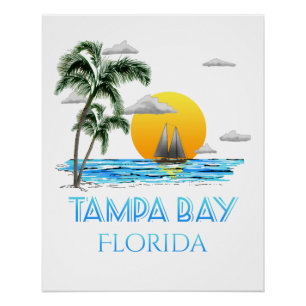 Poster Tampa Bay Floride
