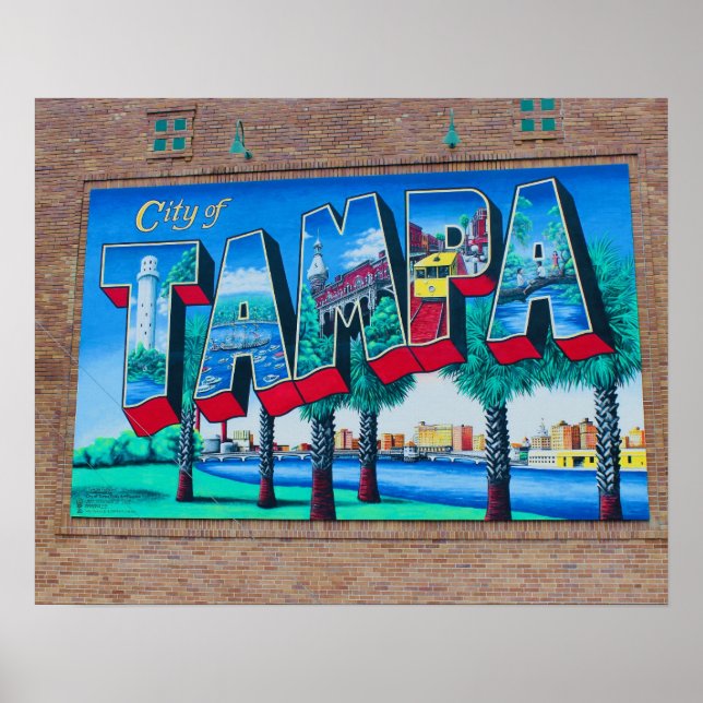 Poster Tampa Floride (Devant)