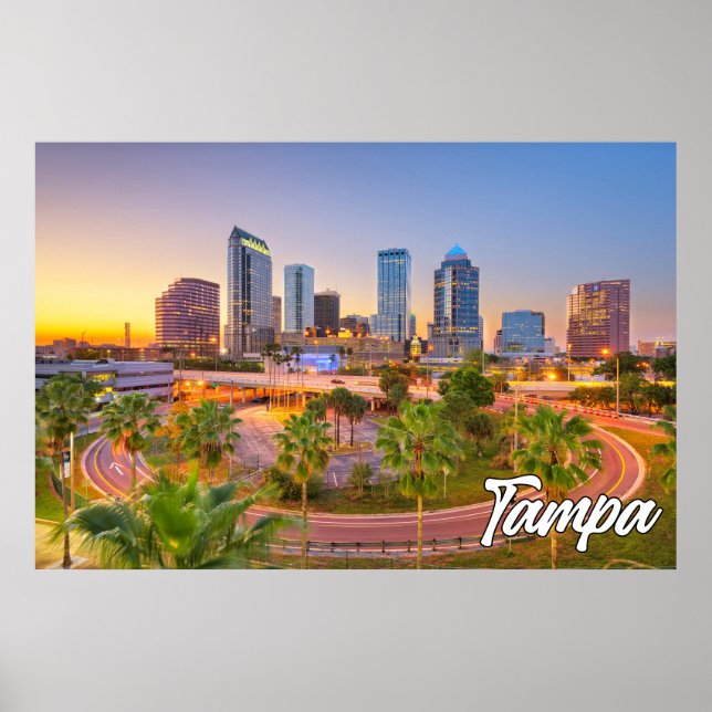 Poster Tampa, Floride, États-Unis (Devant)