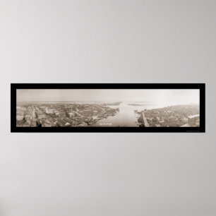 Poster Tampa Harbour, FL Photo 1914