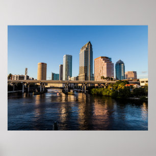 Poster Tampa Riverwalk Imprimer, papier d'affiche de vale