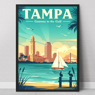 Poster Tampa vintage