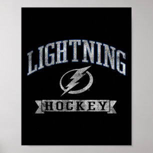 Poster Tampa Y Lightning Hockey Vintage Officiellement So
