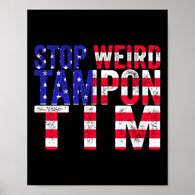 Poster Tampon bizarre Tim (Devant)