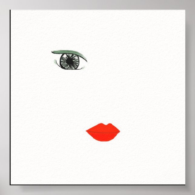 Poster Tan blanc (Devant)